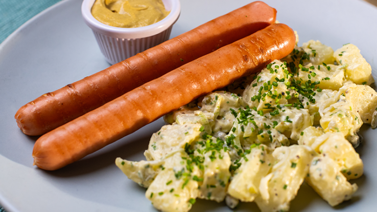 ENSALADA DE PAPA ALEMANA CON SALCHICHA WIENER PEÑARANDA